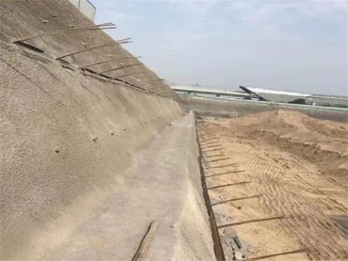 八公山河道边坡加固
